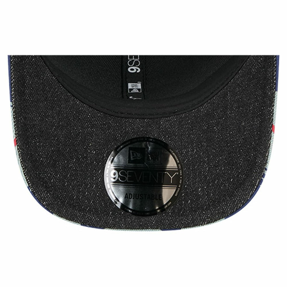 Texas Rangers New Era Aztec Denim 9SEVENTY Adjustable Hat | MLB Near me