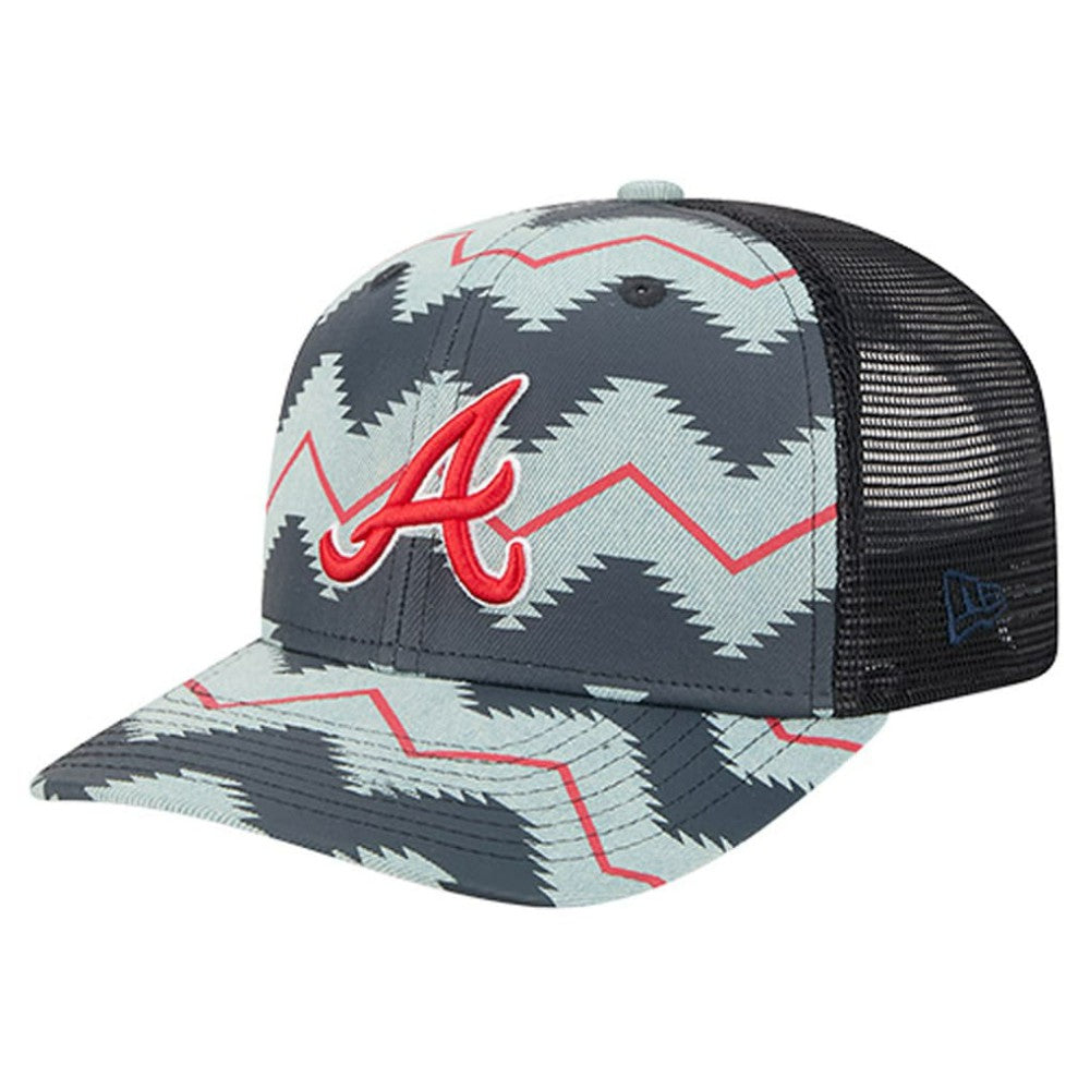 Atlanta Braves New Era Aztec Denim 9SEVENTY Adjustable Hat | MLB Online