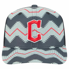 Cleveland Guardians New Era Aztec Denim 9SEVENTY Adjustable Hat | MLB For sale