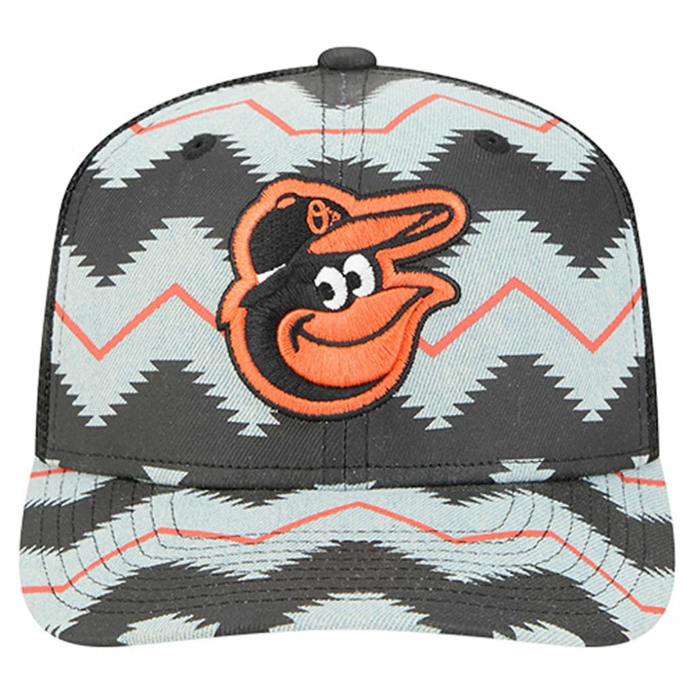 Baltimore Orioles New Era Aztec Denim 9SEVENTY Adjustable Hat | MLB For sale