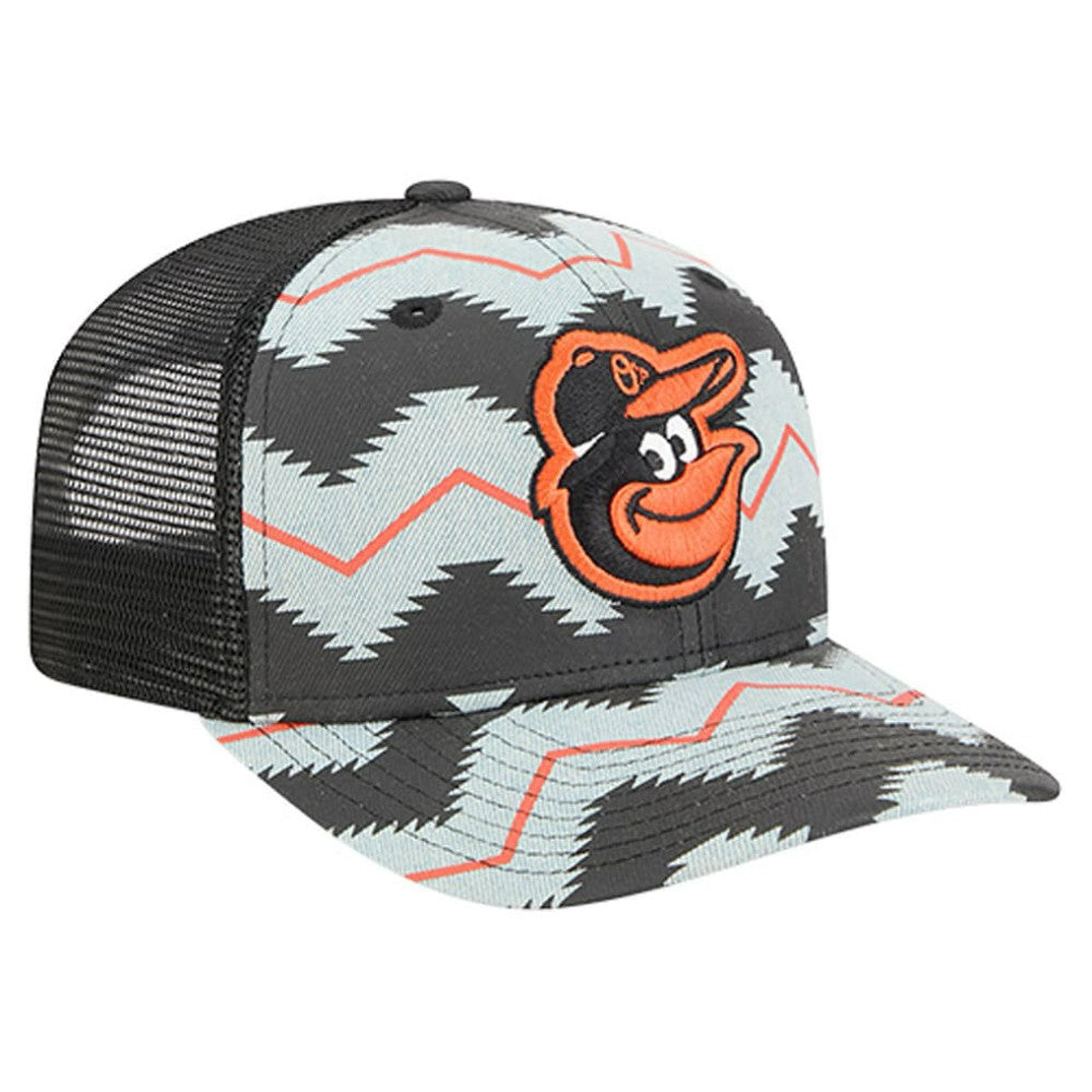 Baltimore Orioles New Era Aztec Denim 9SEVENTY Adjustable Hat | MLB For sale