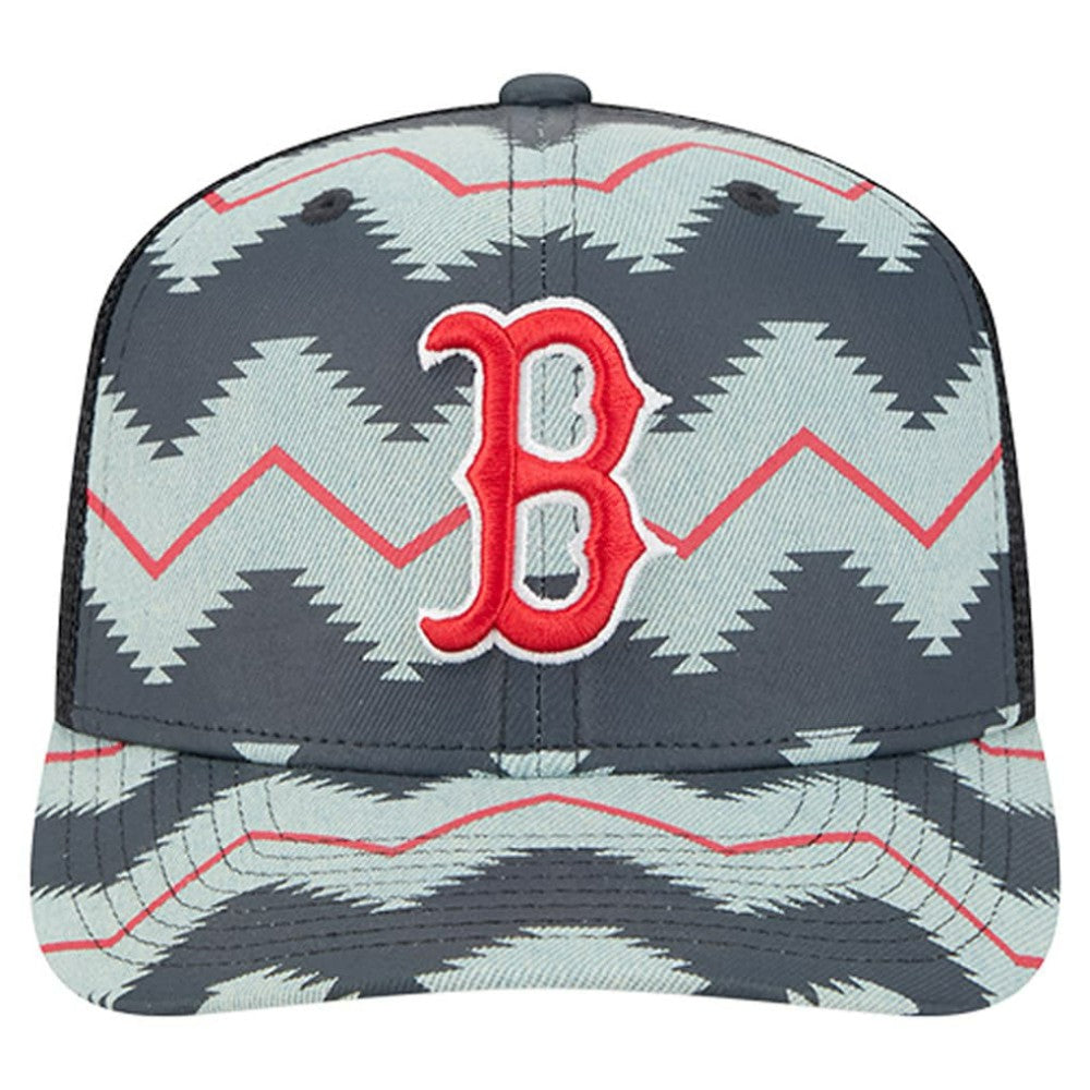 Boston Red Sox New Era Aztec Denim 9SEVENTY Adjustable Hat | MLB Sale
