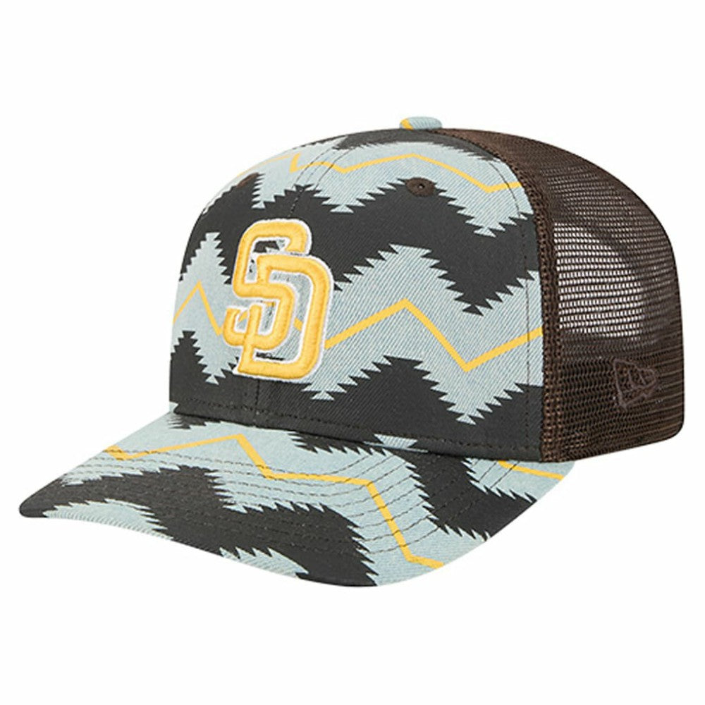 San Diego Padres New Era Aztec Denim 9SEVENTY Adjustable Hat | MLB New