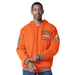 Denver Broncos  G-III Sports by Carl Banks Power Forward Commemorative Full-Zip Hooded Jacket