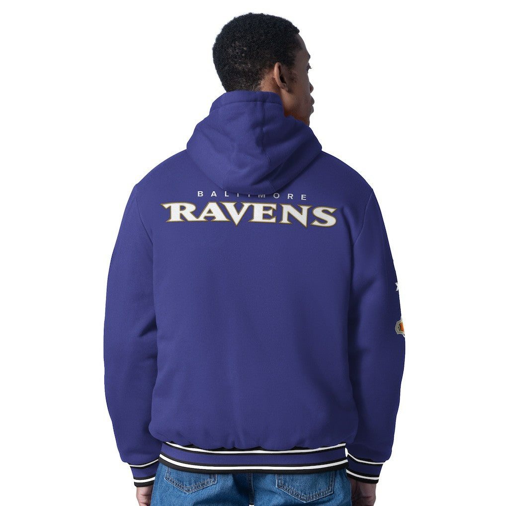 Baltimore Ravens  G-III Sports by Carl Banks Power Forward Commemorative Full-Zip Hooded Jacket