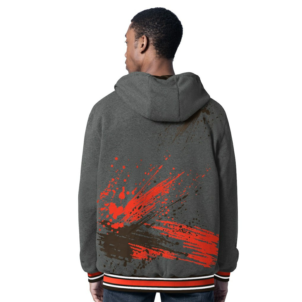 Cleveland Browns  G-III Sports by Carl Banks Dual Threat Reversable Full-Zip Hooded Jacket