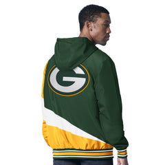 Green Bay Packers  G-III Sports by Carl Banks Dual Threat Reversable Full-Zip Hooded Jacket
