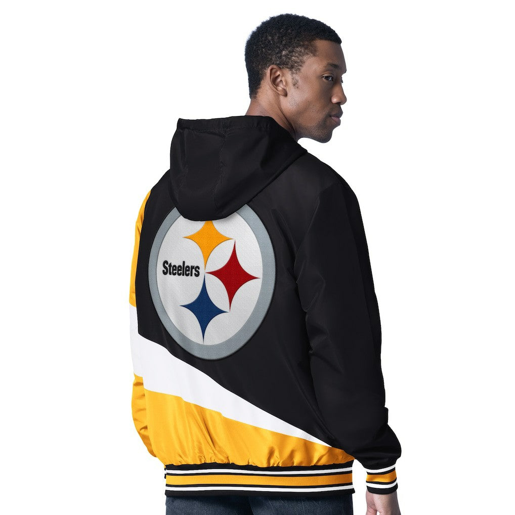 Pittsburgh Steelers  G-III Sports by Carl Banks Dual Threat Reversable Full-Zip Hooded Jacket