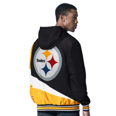 Pittsburgh Steelers  G-III Sports by Carl Banks Dual Threat Reversable Full-Zip Hooded Jacket
