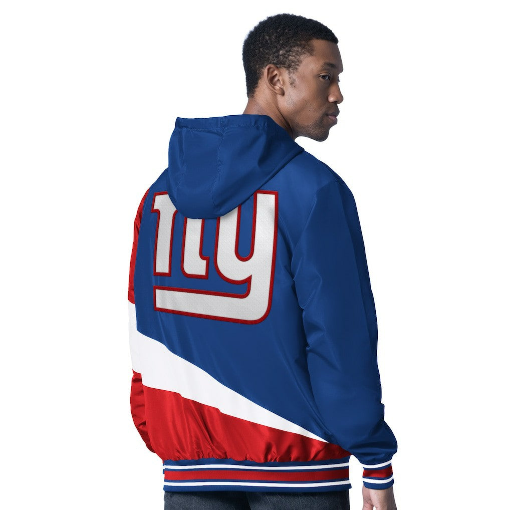 New York Giants  G-III Sports by Carl Banks Dual Threat Reversable Full-Zip Hooded Jacket