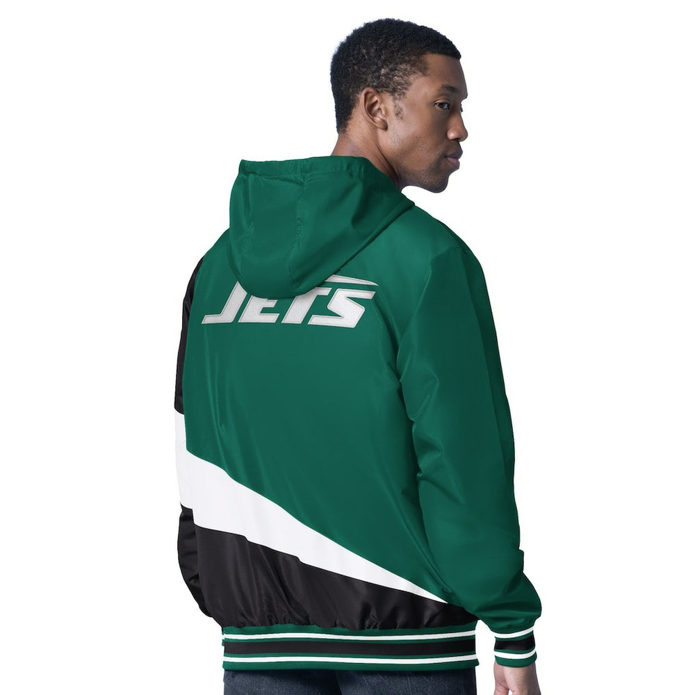 New York Jets  G-III Sports by Carl Banks Dual Threat Reversable Full-Zip Hooded Jacket
