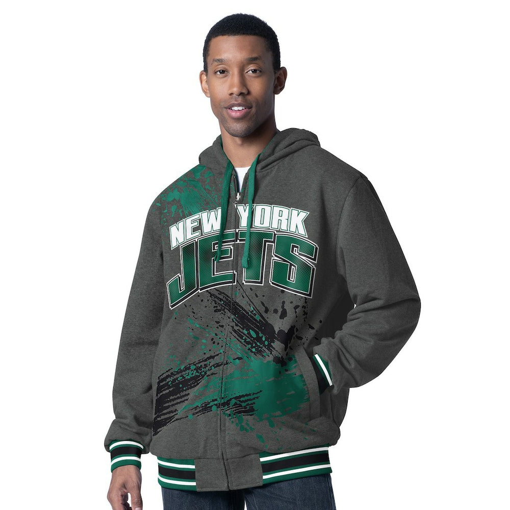 New York Jets  G-III Sports by Carl Banks Dual Threat Reversable Full-Zip Hooded Jacket