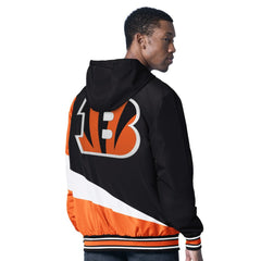 Cincinnati Bengals  G-III Sports by Carl Banks Dual Threat Reversable Full-Zip Hooded Jacket