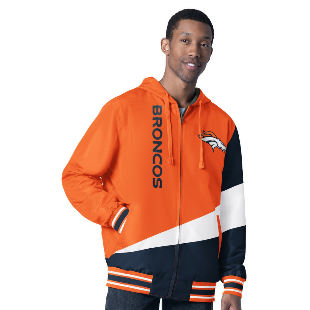 Denver Broncos  G-III Sports by Carl Banks Dual Threat Reversable Full-Zip Hooded Jacket