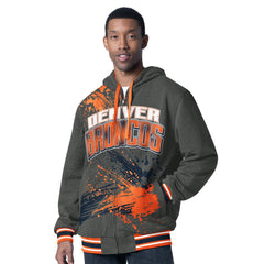 Denver Broncos  G-III Sports by Carl Banks Dual Threat Reversable Full-Zip Hooded Jacket