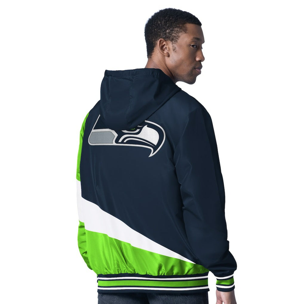 Seattle Seahawks  G-III Sports by Carl Banks Dual Threat Reversable Full-Zip Hooded Jacket