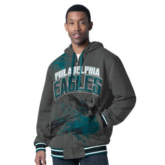 Philadelphia Eagles  G-III Sports by Carl Banks Dual Threat Reversable Full-Zip Hooded Jacket