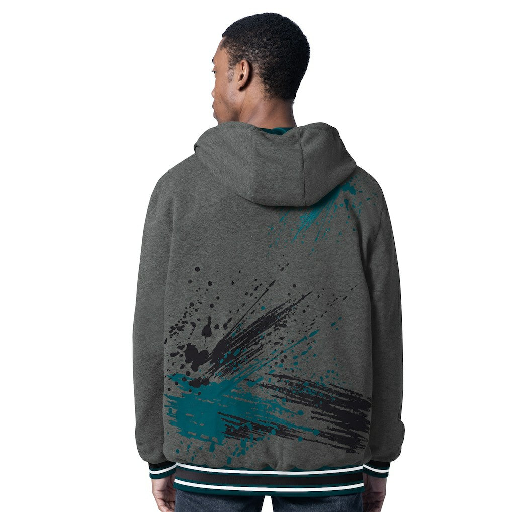 Philadelphia Eagles  G-III Sports by Carl Banks Dual Threat Reversable Full-Zip Hooded Jacket