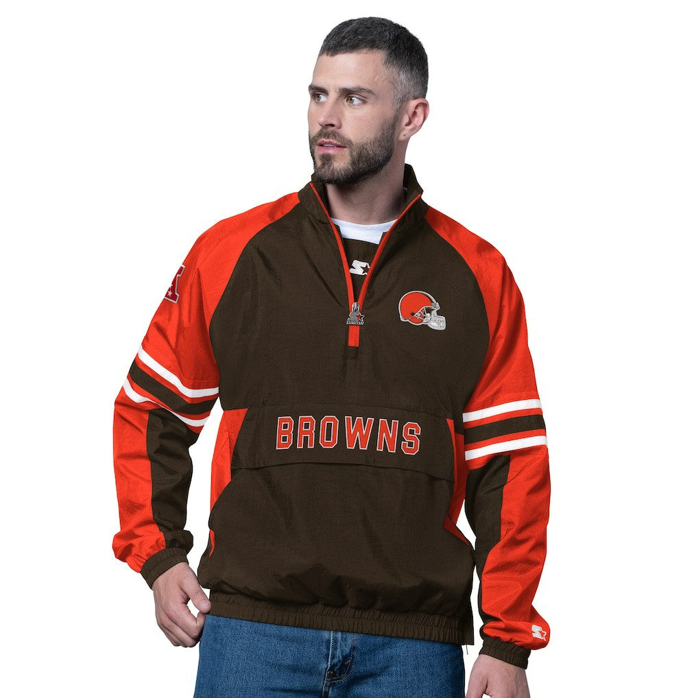 Cleveland Browns  Starter Prospect Half-Zip Pullover