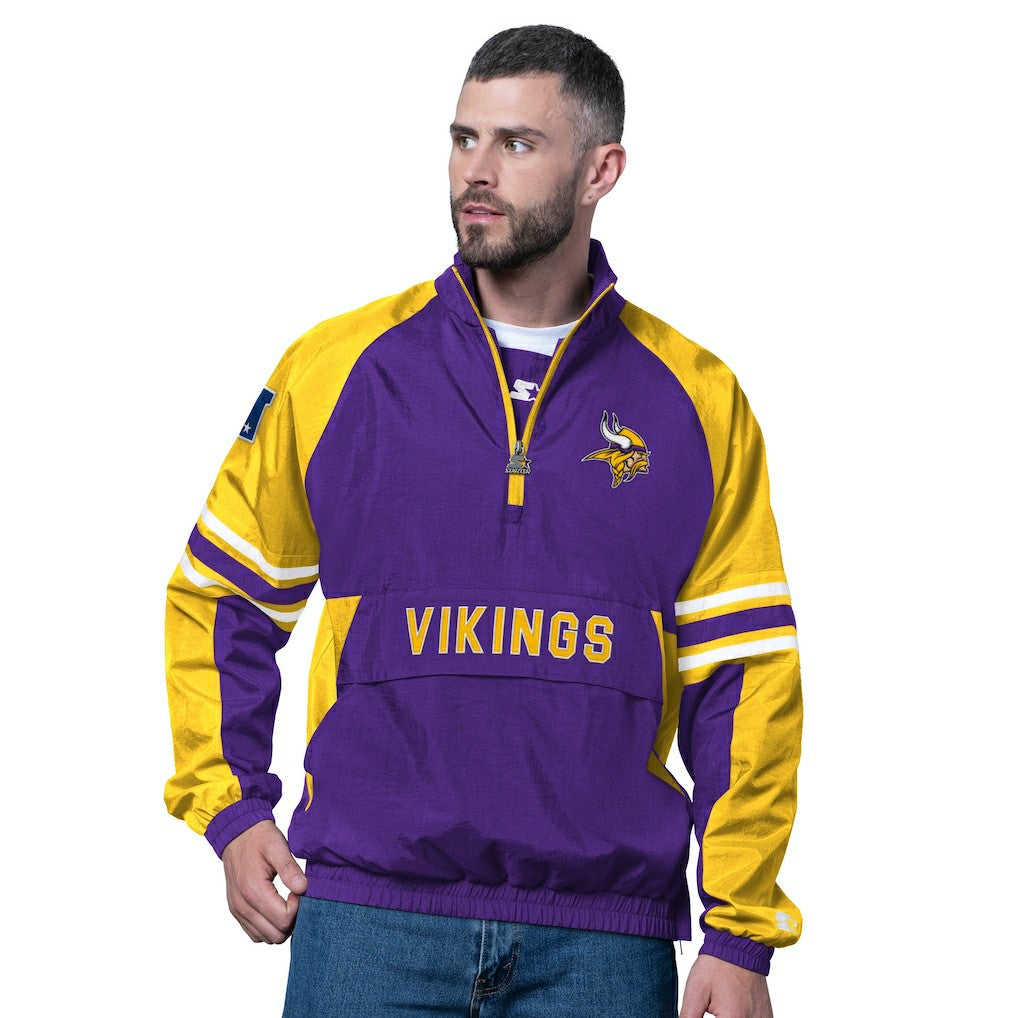 Minnesota Vikings  Starter Prospect Half-Zip Pullover