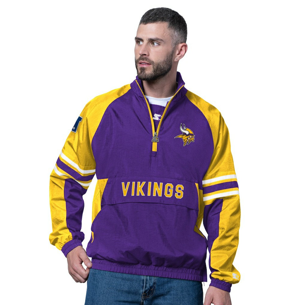 Minnesota Vikings  Starter Prospect Half-Zip Pullover