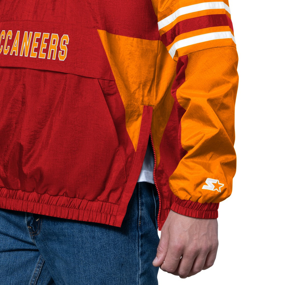 Tampa Bay Buccaneers  Starter Vintage Logo Prospect Half-Zip Pullover