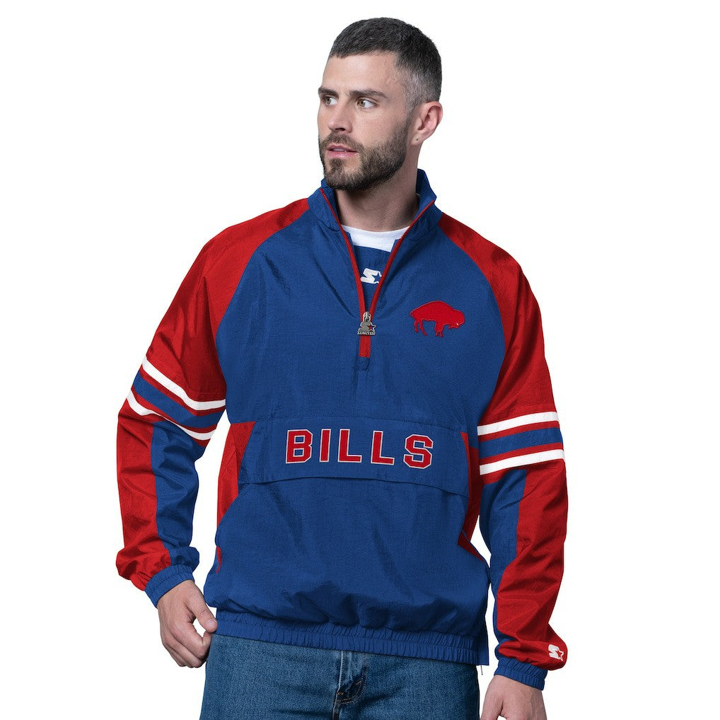 Buffalo Bills  Starter Vintage Logo Prospect Half-Zip Pullover