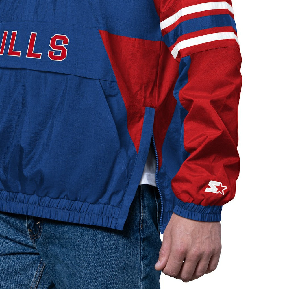 Buffalo Bills  Starter Vintage Logo Prospect Half-Zip Pullover
