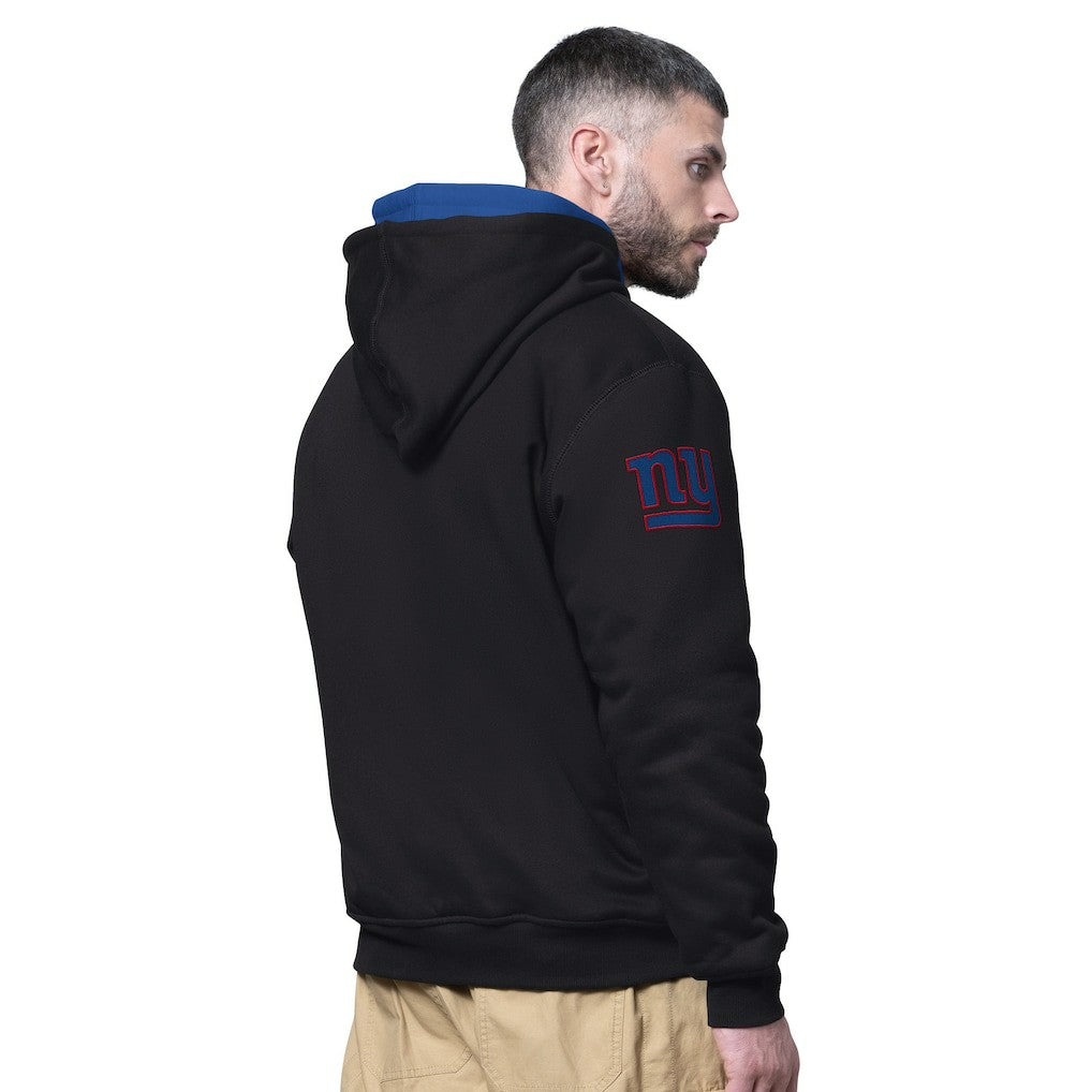 New York Giants  Starter Big Shot Full-Zip Double Hoodie