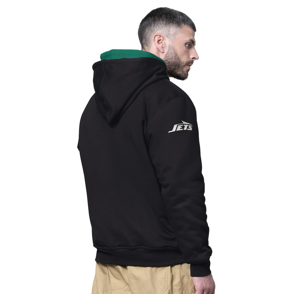 New York Jets  Starter Big Shot Full-Zip Double Hoodie