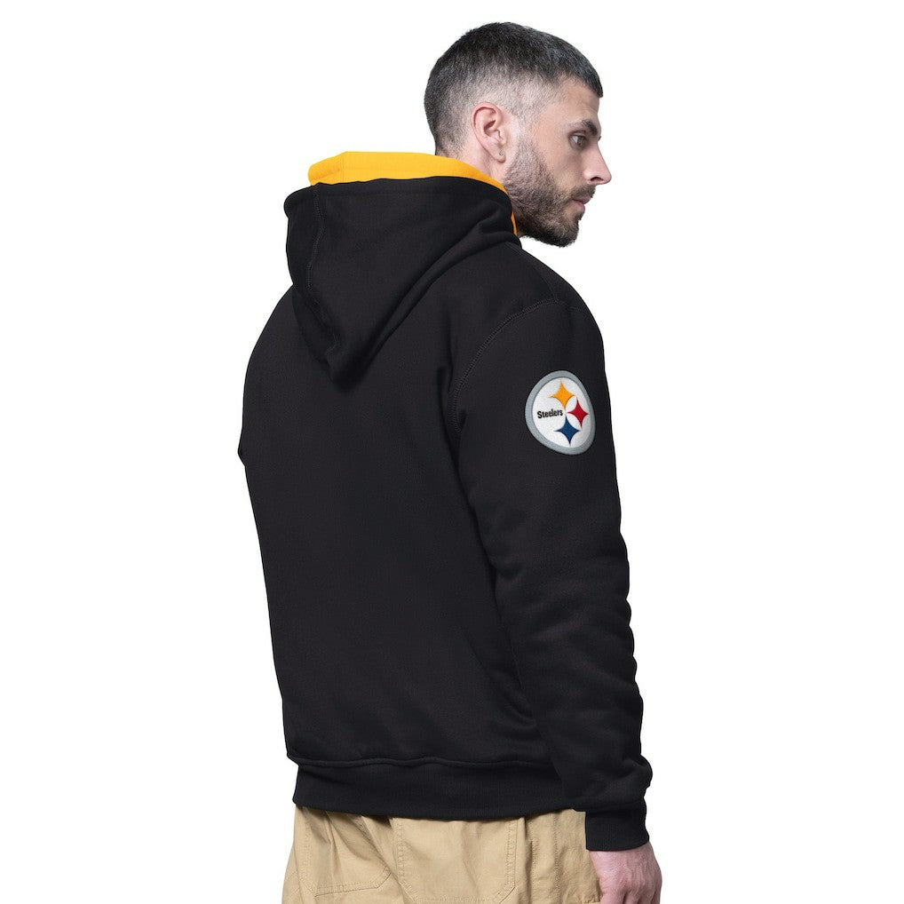Pittsburgh Steelers  Starter Big Shot Full-Zip Double Hoodie