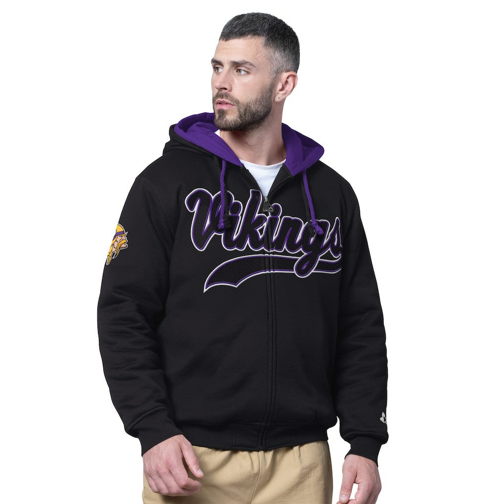 Minnesota Vikings  Starter Big Shot Full-Zip Double Hoodie