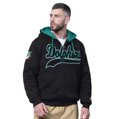 Miami Dolphins  Starter Big Shot Full-Zip Double Hoodie