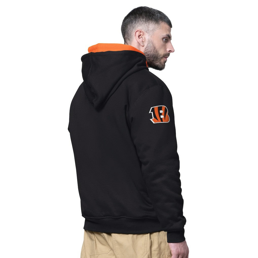 Cincinnati Bengals  Starter Big Shot Full-Zip Double Hoodie