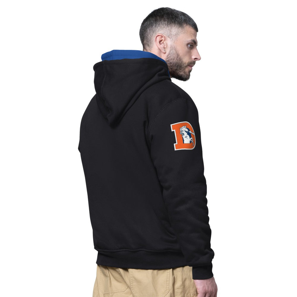 Denver Broncos  Starter Big Shot Throwback Full-Zip Double Hoodie