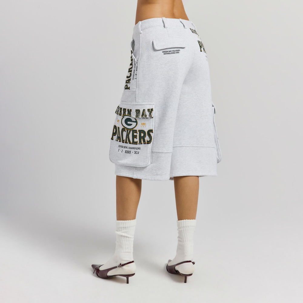 Green Bay Packers  Off Season x NFL Women's Fleece Cargo Shorts