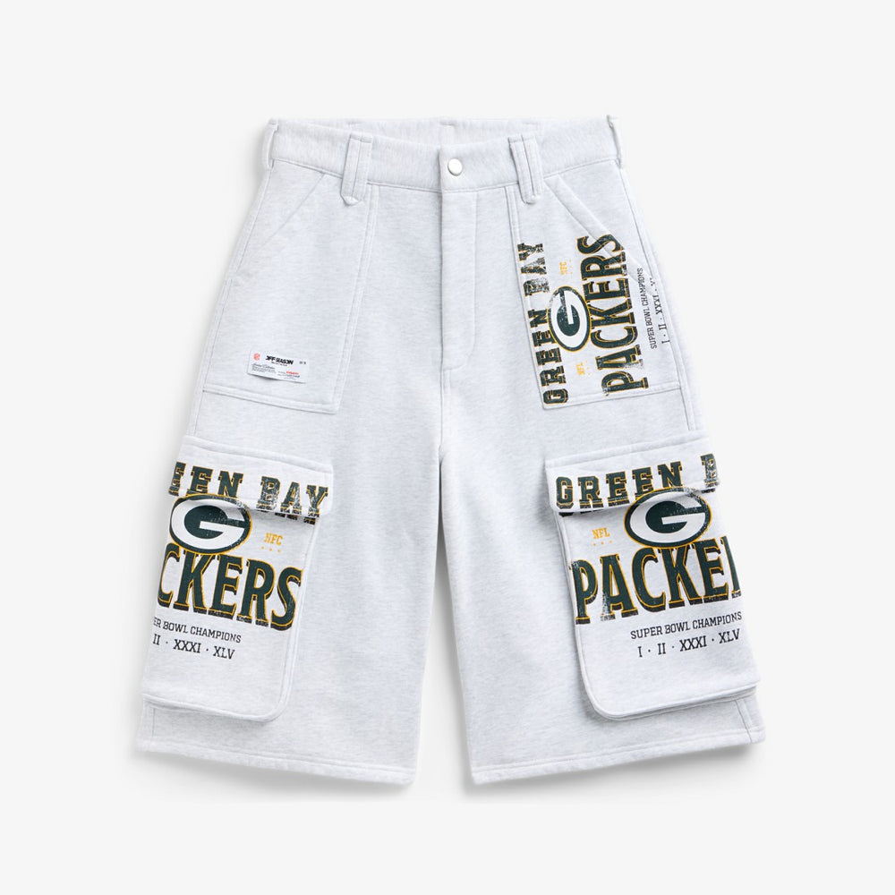 Green Bay Packers  Off Season x NFL Women's Fleece Cargo Shorts