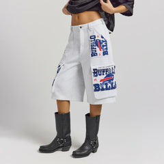 Buffalo Bills  Off Season x NFL Women's Fleece Cargo Shorts