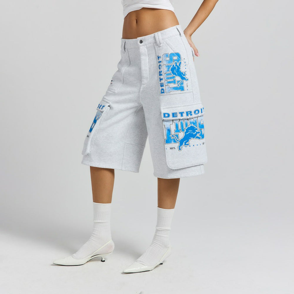 Detroit Lions  Off Season x NFL Women's Fleece Cargo Shorts