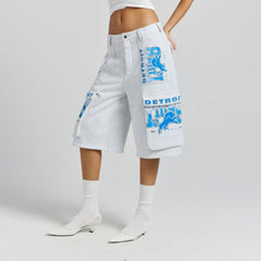 Detroit Lions  Off Season x NFL Women's Fleece Cargo Shorts