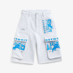Detroit Lions  Off Season x NFL Women's Fleece Cargo Shorts