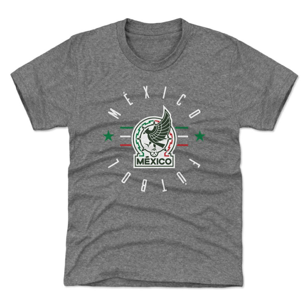 Mexico National Team 500 Level Youth Futbol T-Shirt Gray