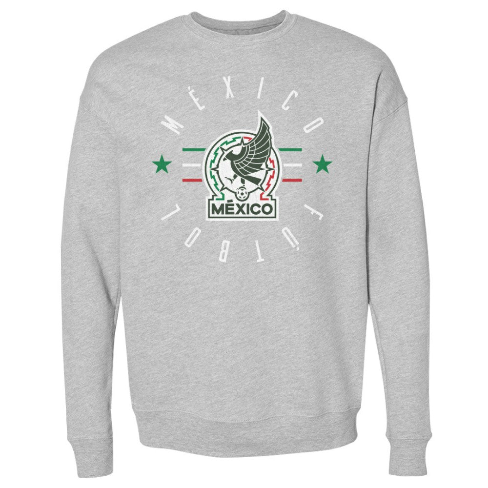 Mexico National Team 500 Level Futbol Pullover Sweatshirt Heather Gray
