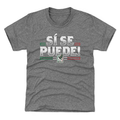 Mexico National Team 500 Level Youth Si Se Puede T-Shirt Gray