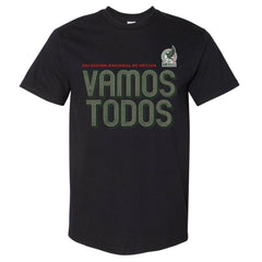 Mexico National Team 500 Level Vamos Todos Inline Bold Heavyweight T-Shirt Black