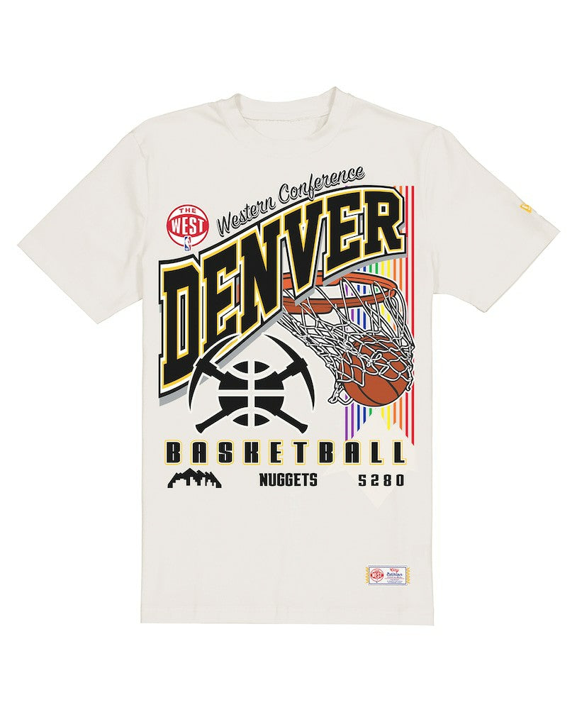 Denver Nuggets Oversized City Edition Remix Vintage T-Shirt sale On Sale