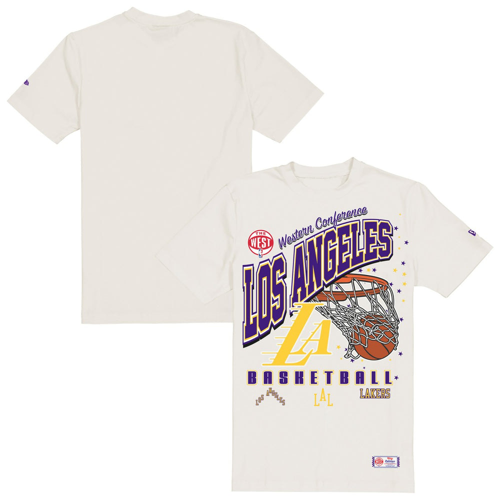 Los Angeles Lakers Oversized City Edition Remix Vintage T-Shirt On Sale