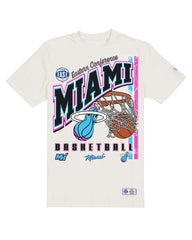 Miami Heat Oversized City Edition Remix Vintage T-Shirt New