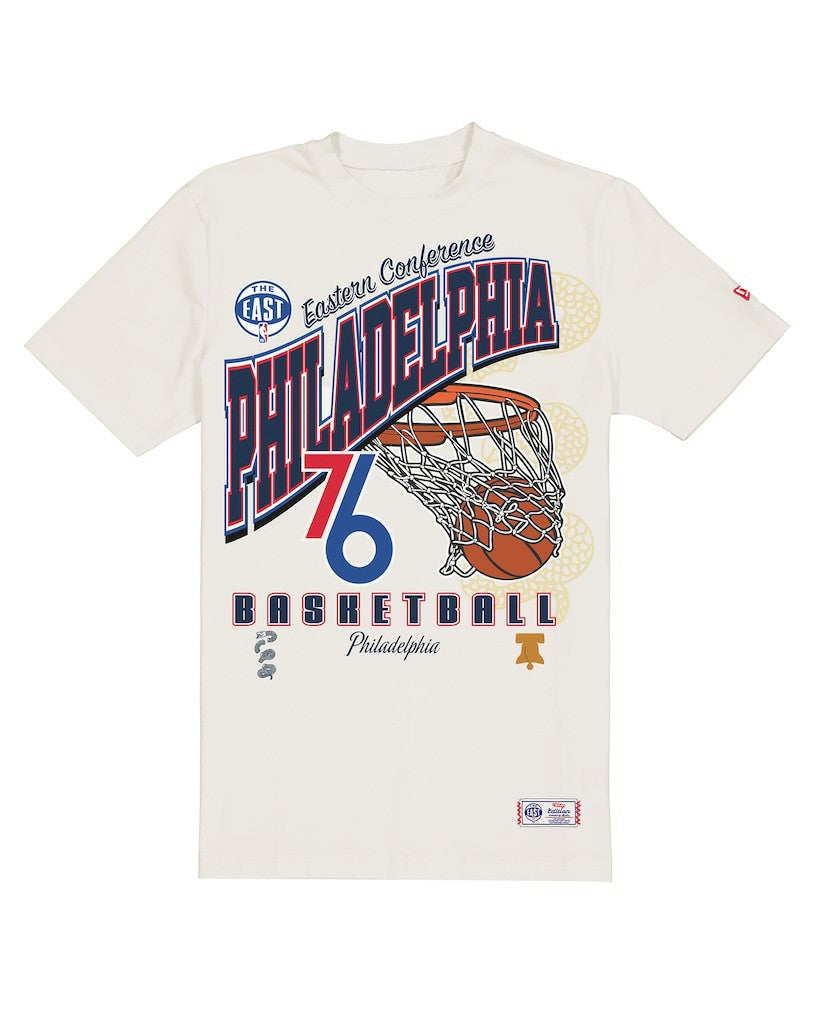Philadelphia 76ers Oversized City Edition Remix Vintage T-Shirt Discount
