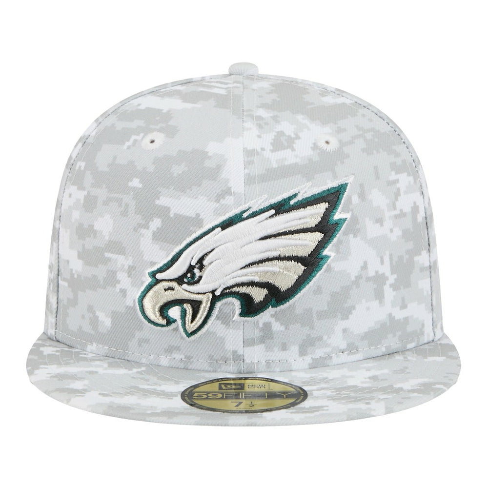 Philadelphia Eagles New Era 2025 Salute to Service Fan Pack 59FIFTY Fitted Hat